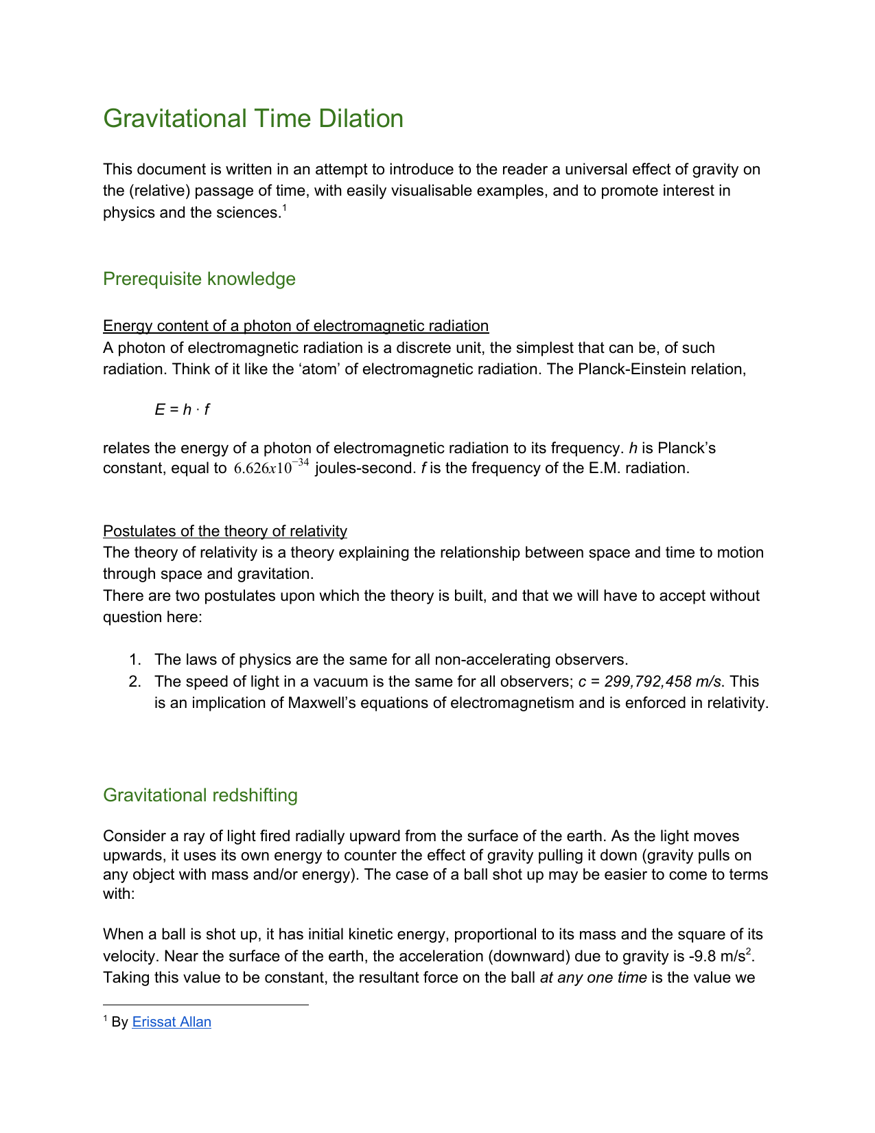 Why your head is slightly older than your feet first page